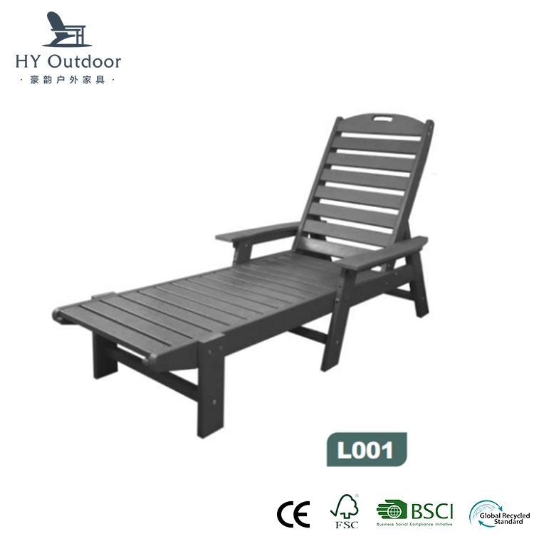 ¿Por qué la chaise náutica con los brazos de material HDPE?